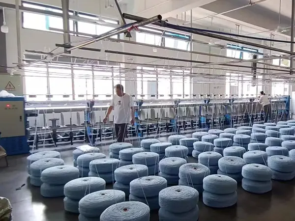 Productieproces van katoengaren