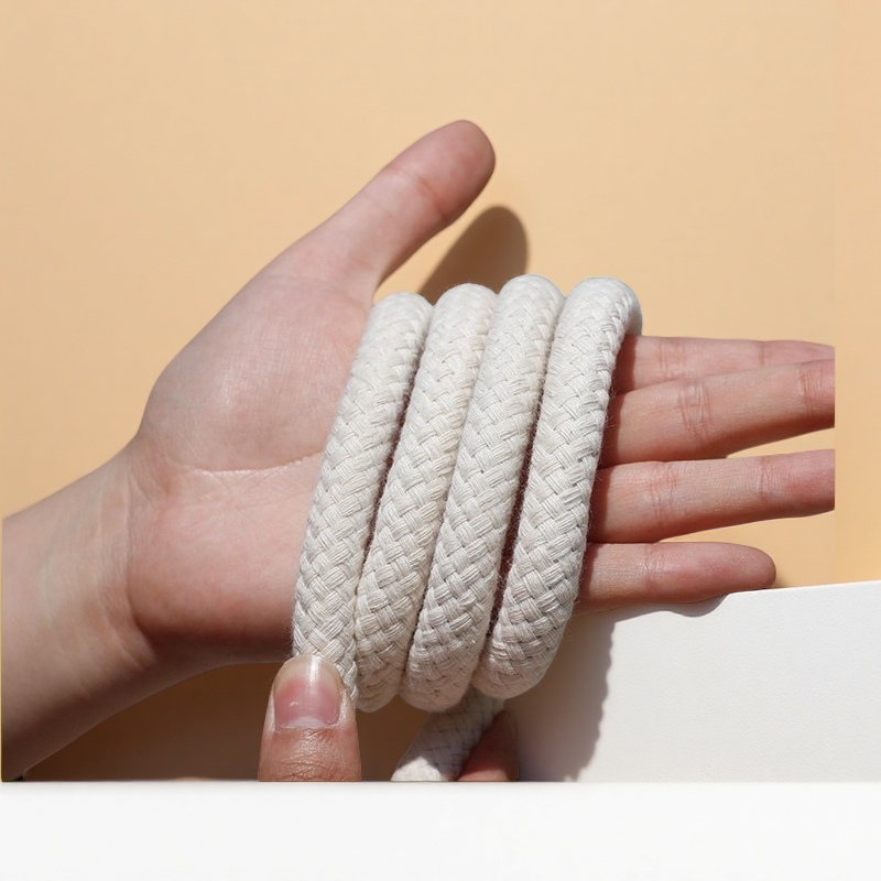 DIY-toepassing voor katoenen touwleven