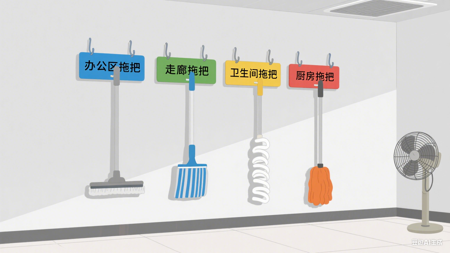 Beheersysteem voor dweilgebruik