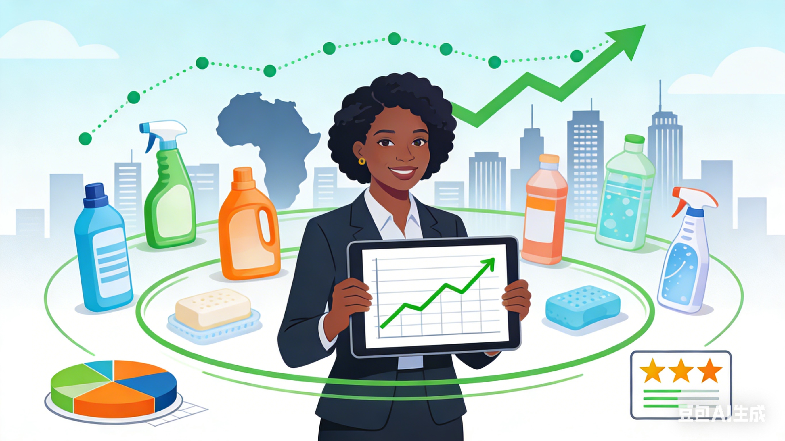 Analyse van de Afrikaanse markt voor schoonmaakproducten