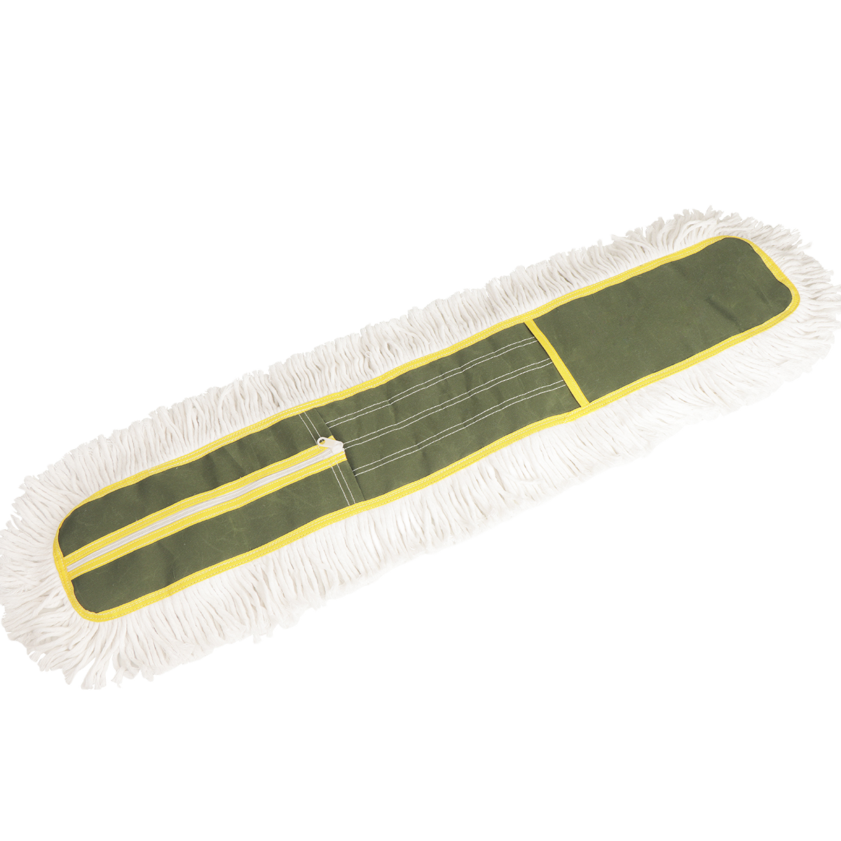 Heavy-Duty katoenen stofmop navulling met zak met ritssluiting