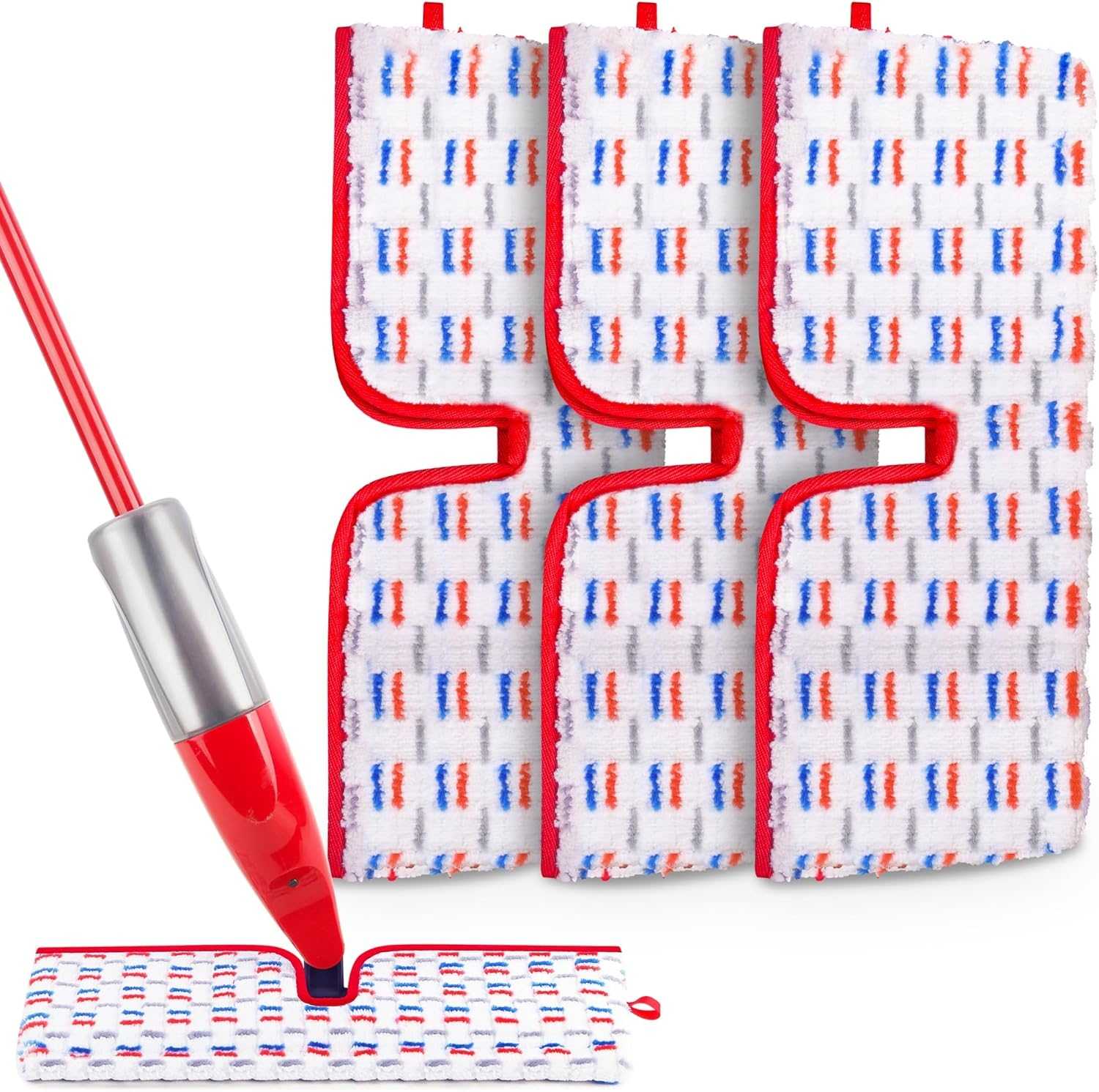 Aangepaste microvezel flip platte dweilkussentjes