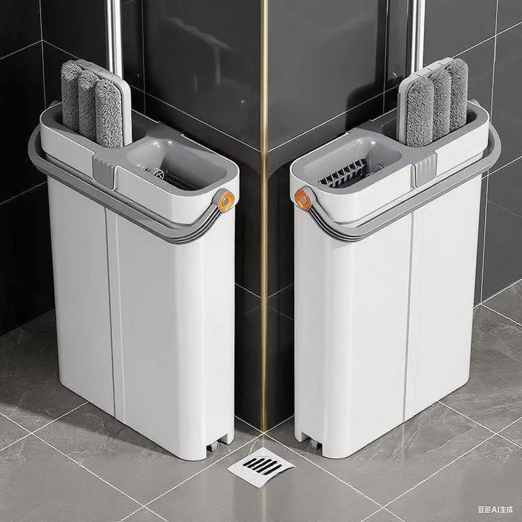 Mop en emmer met wringerset