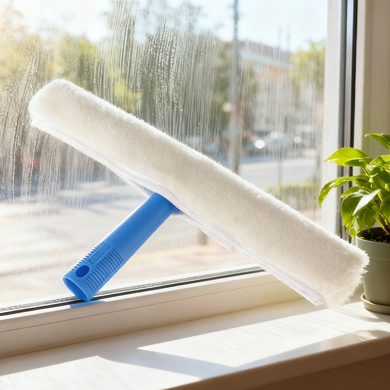 T-vormige microvezelborstelwisser